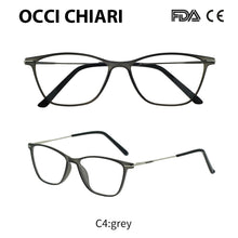 Load image into Gallery viewer, OCCI CHIAR Cat Eye Blue Light Glasses Frame Women Computer Glasses Decorative Myopia Prescription Eyeglasses Frames Fake Eyewear