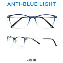 Load image into Gallery viewer, OCCI CHIAR Cat Eye Blue Light Glasses Frame Women Computer Glasses Decorative Myopia Prescription Eyeglasses Frames Fake Eyewear