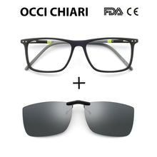 Load image into Gallery viewer, OCCI CHIARI Blue light glasses Frame Eyeglasses Frames Men prescription Acetate Male Spectacle Frames Optical Glasses
