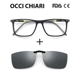 OCCI CHIARI Blue light glasses Frame Eyeglasses Frames Men prescription Acetate Male Spectacle Frames Optical Glasses