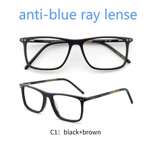 OCCI CHIARI Blue light glasses Frame Eyeglasses Frames Men prescription Acetate Male Spectacle Frames Optical Glasses