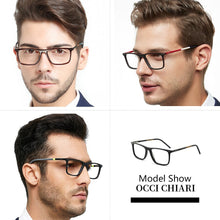 Load image into Gallery viewer, OCCI CHIARI Blue light glasses Frame Eyeglasses Frames Men prescription Acetate Male Spectacle Frames Optical Glasses