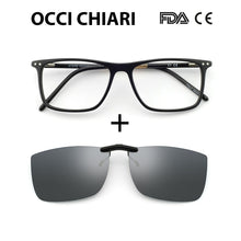 Load image into Gallery viewer, OCCI CHIARI Blue light glasses Frame Eyeglasses Frames Men prescription Acetate Male Spectacle Frames Optical Glasses