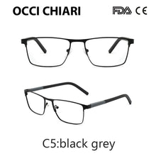 Carica l&#39;immagine nel visualizzatore di Gallery, OCCI CHIARI Men Glasses Frame Optical Eyeglasses Frames Clear Lens Male Spectacles Oculos De Grau Father&#39;s Day Gift W-CRIFO