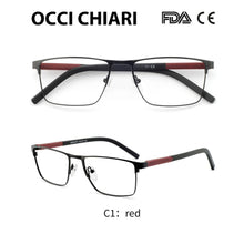 Carica l&#39;immagine nel visualizzatore di Gallery, OCCI CHIARI Men Glasses Frame Optical Eyeglasses Frames Clear Lens Male Spectacles Oculos De Grau Father&#39;s Day Gift W-CRIFO