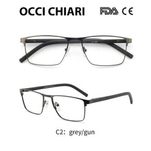 Carica l&#39;immagine nel visualizzatore di Gallery, OCCI CHIARI Men Glasses Frame Optical Eyeglasses Frames Clear Lens Male Spectacles Oculos De Grau Father&#39;s Day Gift W-CRIFO