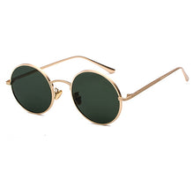 Carica l&#39;immagine nel visualizzatore di Gallery, OEC CPO Classic Men Round Sunglasses Women Metal Frame UV400 Sun Glasses Men&#39;s Female Eyewear O90