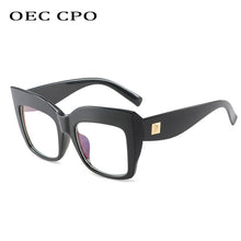 Load image into Gallery viewer, OEC CPO Clear Lens Square Glasses Women Men Vintage Optical Eyeglasses Spectacle Frame Transparent Glasses Unisex O1290