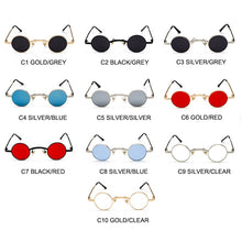 Load image into Gallery viewer, OEC CPO  Ladies Round Sunglasses Women Small Shades Brand Design Metal Men Sun Glasses For Female Shades O89