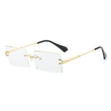 Load image into Gallery viewer, Fashion Popular Rimless Rectangle Sunglasses Women Men Shades Alloy Glasses UV400 O264