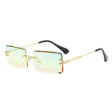 Load image into Gallery viewer, Fashion Popular Rimless Rectangle Sunglasses Women Men Shades Alloy Glasses UV400 O264