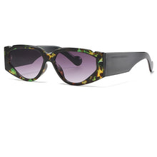 Load image into Gallery viewer, OEC CPO Punk Square Sunglasses Women Vintage Cat Eye Sunglasses Men Eyewear Retro Green Gray Shades UV400 Glasses O655