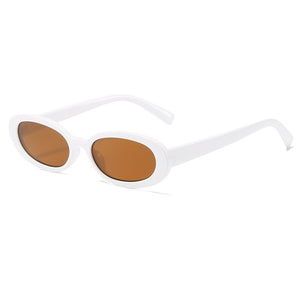 OEC CPO Small Oval Sunglasses Women Brand Designer Elegant Sun Glasses Female Personality Eyeglasses UV400 Oculos