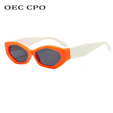 Load image into Gallery viewer, OEC CPO Square Sunglasses Women Vintage Green Black Sun Glasses Ladies Retro Brand Rectangle Eyeglasses Female UV400