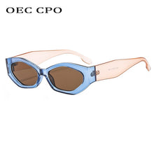 Load image into Gallery viewer, OEC CPO Square Sunglasses Women Vintage Green Black Sun Glasses Ladies Retro Brand Rectangle Eyeglasses Female UV400