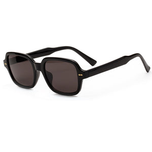 Fashion Unisex Square Sunglasses Men Women Fashion Small Frame Yellow Sunglasses Female Retro Rivet Glasses UV400