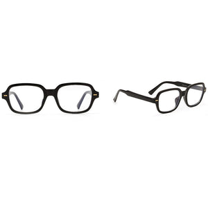 Fashion Unisex Square Sunglasses Men Women Fashion Small Frame Yellow Sunglasses Female Retro Rivet Glasses UV400