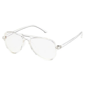OEC CPO Vintage Clear Glasses Unisex Eyewear Pilot EyeGlass Optical Glasses Frame Transparent Lens O408
