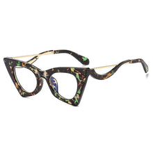 Load image into Gallery viewer, OEC CPO Retro Cat Eye Optical Glasses Frames Women Clear Lens Glasses Female Prescription Eyeglasses Frame E678