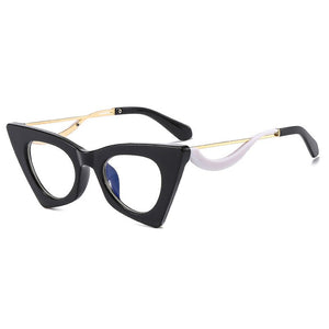 OEC CPO Retro Cat Eye Optical Glasses Frames Women Clear Lens Glasses Female Prescription Eyeglasses Frame E678