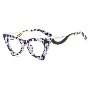 OEC CPO Retro Cat Eye Optical Glasses Frames Women Clear Lens Glasses Female Prescription Eyeglasses Frame E678