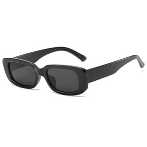 OEC CPO Small Square Sunglasses Women Plastic Frame Orange Gradient Sunglasses Female Trendy Brand Designer Eyeglasses UV400