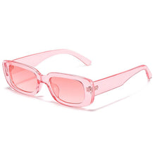 Carica l&#39;immagine nel visualizzatore di Gallery, OEC CPO Small Square Sunglasses Women Plastic Frame Orange Gradient Sunglasses Female Trendy Brand Designer Eyeglasses UV400