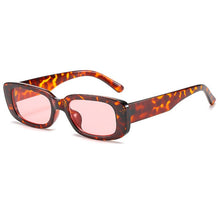 Carica l&#39;immagine nel visualizzatore di Gallery, OEC CPO Small Square Sunglasses Women Plastic Frame Orange Gradient Sunglasses Female Trendy Brand Designer Eyeglasses UV400