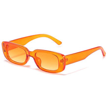 Carica l&#39;immagine nel visualizzatore di Gallery, OEC CPO Small Square Sunglasses Women Plastic Frame Orange Gradient Sunglasses Female Trendy Brand Designer Eyeglasses UV400