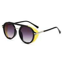 Load image into Gallery viewer, OEC CPO Steampunk Sunglasses Men Women 2023 Round Sunglasses Women Shield Vintage Punk Eyewear UV400 O80