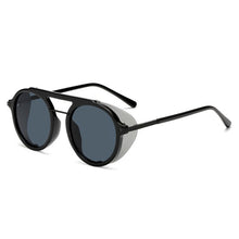 Load image into Gallery viewer, OEC CPO Steampunk Sunglasses Men Women 2023 Round Sunglasses Women Shield Vintage Punk Eyewear UV400 O80