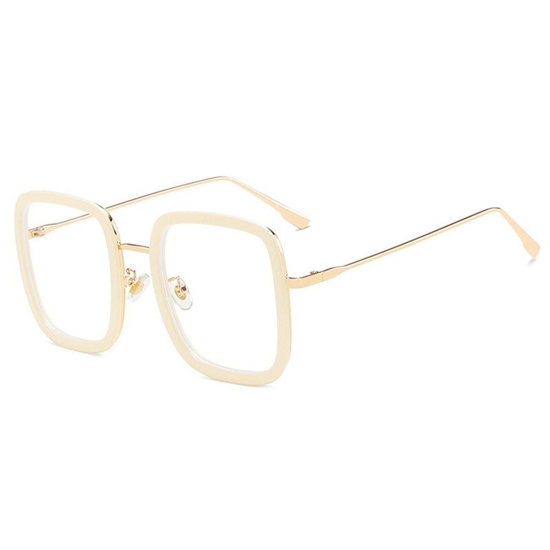 OEC CPO Transparent Square Glasses Women Brand Design Optical Glasses Frames Ladies Men Computer Goggles sunglass