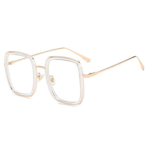 OEC CPO Transparent Square Glasses Women Brand Design Optical Glasses Frames Ladies Men Computer Goggles sunglass