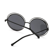 Load image into Gallery viewer, OEC CPO Vintage Ladies Round Sunglasses Women Metal Big Frame Sun Glasses Female Goggles Oculos De Sol O12