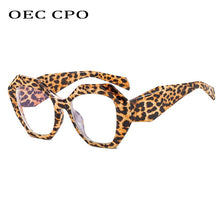 Load image into Gallery viewer, OEC CPO Vintage Square Optical Glasses Women Transparent Lens Glasses Eyeglasses Frame Ladies Clear Spectacle Frame Unisex O1150