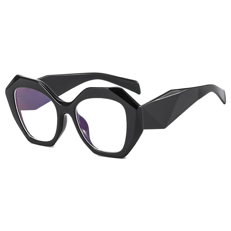 OEC CPO Vintage Square Optical Glasses Women Transparent Lens Glasses Eyeglasses Frame Ladies Clear Spectacle Frame Unisex O1150