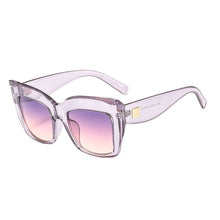 Load image into Gallery viewer, OEC CPO Vintage Square Sunglasses Women Men Big Frame Gradient Shades Sun Glasses Female  Oculos UV400 O34
