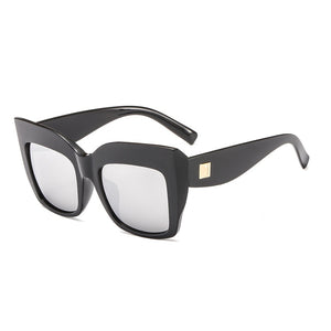 OEC CPO Vintage Square Sunglasses Women Men Big Frame Gradient Shades Sun Glasses Female  Oculos UV400 O34