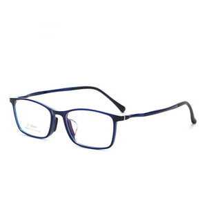 OEYEYEO The Plastic Steel Square Rim Spectacle Frames Men&#39;s Business Casual Myopia Eyeglasses Sports Comfortable Eyewears