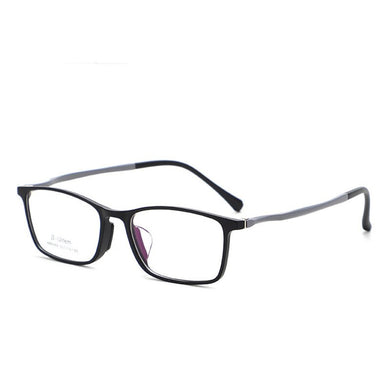 OEYEYEO The Plastic Steel Square Rim Spectacle Frames Men's Business Casual Myopia Eyeglasses Sports Comfortable Eyewears