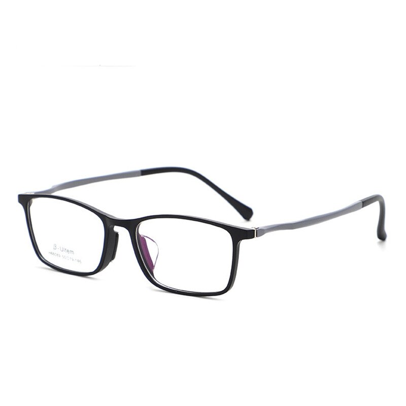 OEYEYEO The Plastic Steel Square Rim Spectacle Frames Men's Business Casual Myopia Eyeglasses Sports Comfortable Eyewears