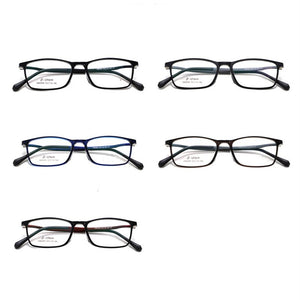 OEYEYEO The Plastic Steel Square Rim Spectacle Frames Men&#39;s Business Casual Myopia Eyeglasses Sports Comfortable Eyewears