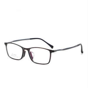 OEYEYEO The Plastic Steel Square Rim Spectacle Frames Men&#39;s Business Casual Myopia Eyeglasses Sports Comfortable Eyewears
