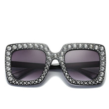 Carica l&#39;immagine nel visualizzatore di Gallery, OFIR  Diamond Square Sunglasses  Women Brand Size Crystal Sun Glasses Ladies 2023 Gradient Oculos Mirror Shades NE53