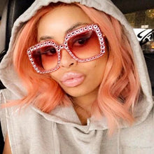 Carica l&#39;immagine nel visualizzatore di Gallery, OFIR  Diamond Square Sunglasses  Women Brand Size Crystal Sun Glasses Ladies 2023 Gradient Oculos Mirror Shades NE53
