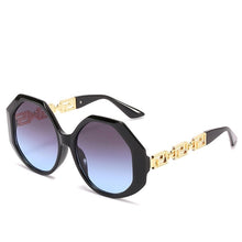 Carica l&#39;immagine nel visualizzatore di Gallery, OIMG Big Frame Polygonal Ladies Sunglasses Retro Street Shooting Sunglasses Trend Men and Women 2023 Sunglasses