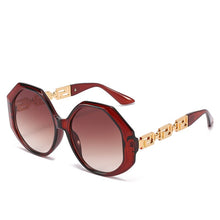 Carica l&#39;immagine nel visualizzatore di Gallery, OIMG Big Frame Polygonal Ladies Sunglasses Retro Street Shooting Sunglasses Trend Men and Women 2023 Sunglasses