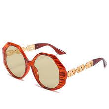 Carica l&#39;immagine nel visualizzatore di Gallery, OIMG Big Frame Polygonal Ladies Sunglasses Retro Street Shooting Sunglasses Trend Men and Women 2023 Sunglasses