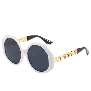 OIMG Big Frame Polygonal Ladies Sunglasses Retro Street Shooting Sunglasses Trend Men and Women 2023 Sunglasses