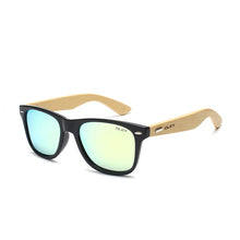 Load image into Gallery viewer, OLEY  Brand Bamboo Leg Polarized Sunglasses men Classic Square goggle  Retro Female sun glasses Customizable logo YZ2140